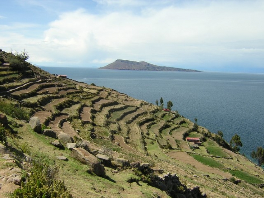 Lake Titicaca from Taquile Island