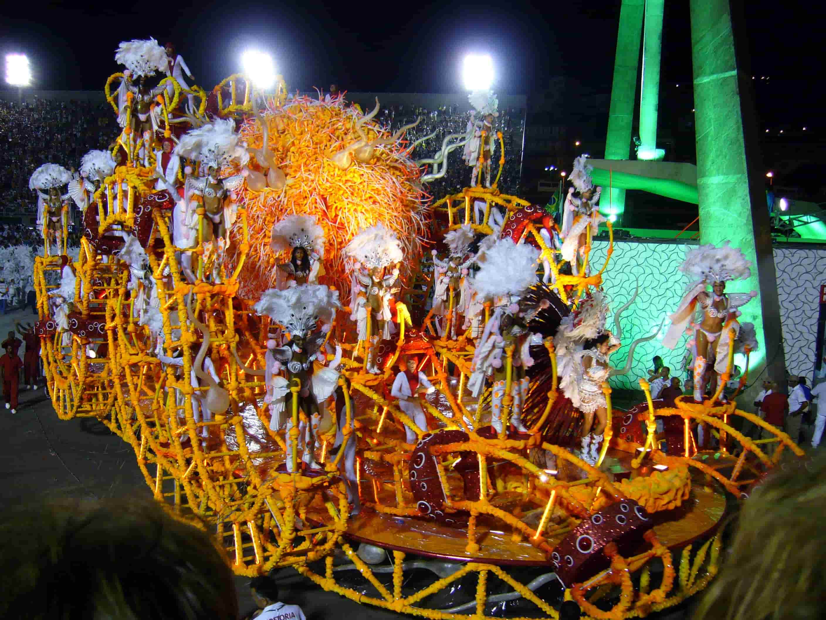 Rio Carnival celebration parade.