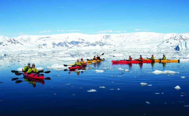 Sea Kayaking in Portal Point Antarctica Al Bakker scaled