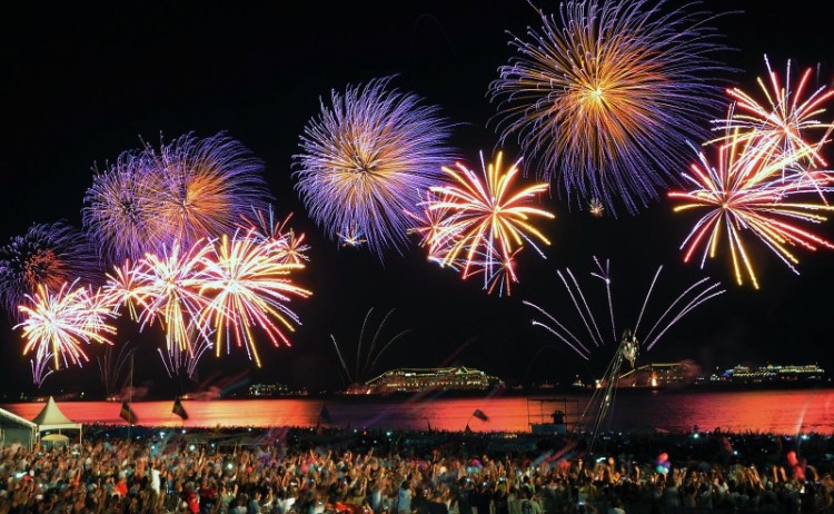 Rio fireworks