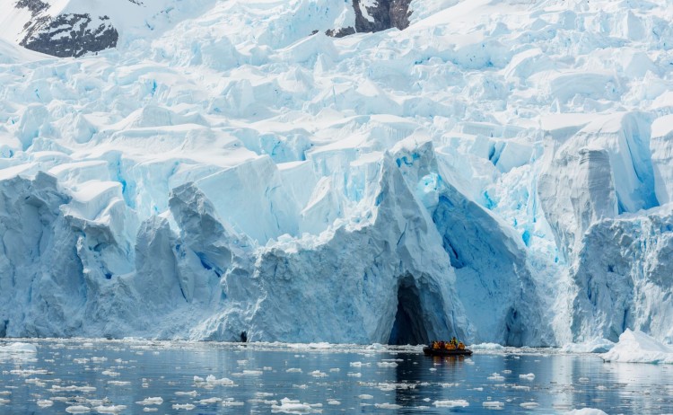 Zodiac and iceberg