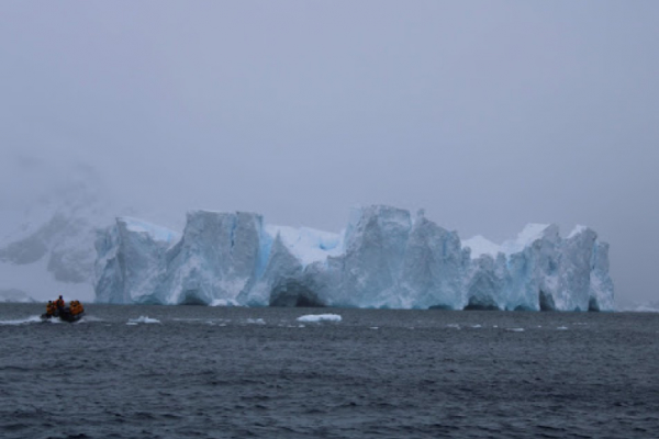 Boat ride to the Island landing