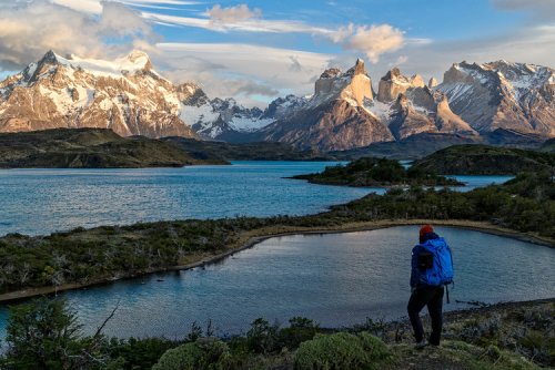 Hiking in Tierra Del Fuego national park, Chile