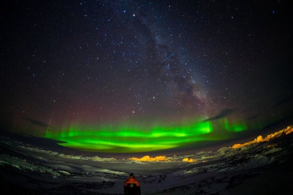 Aurora in Antarctica