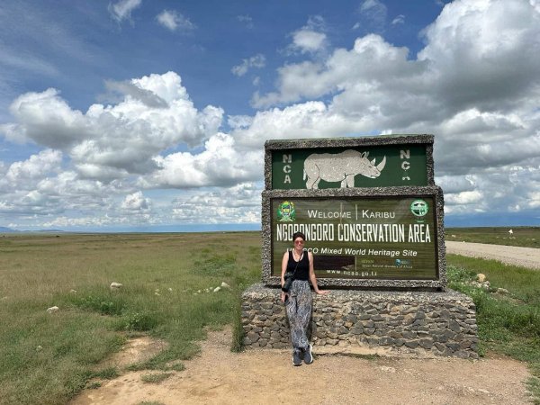 Tara from Viva in Ngorongoro Conservation area