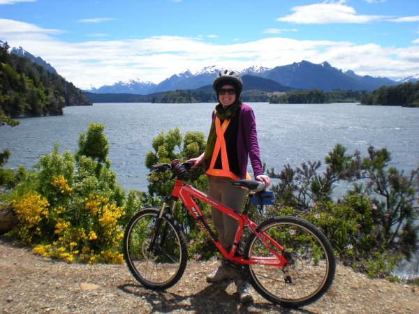 Bike riding in Bariloche, Argentina