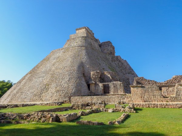 Pyramids and ruins of Uxmal, Mexico